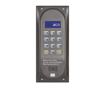CDNP6ACC - domofon cyfrowy z zamkiem szyfrowym i czytnikiem zbliżeniowym