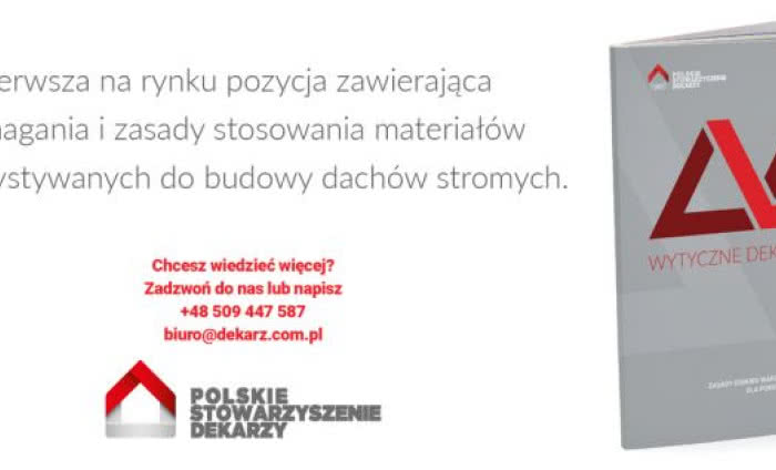 Wytyczne dekarskie PSD już dostępne