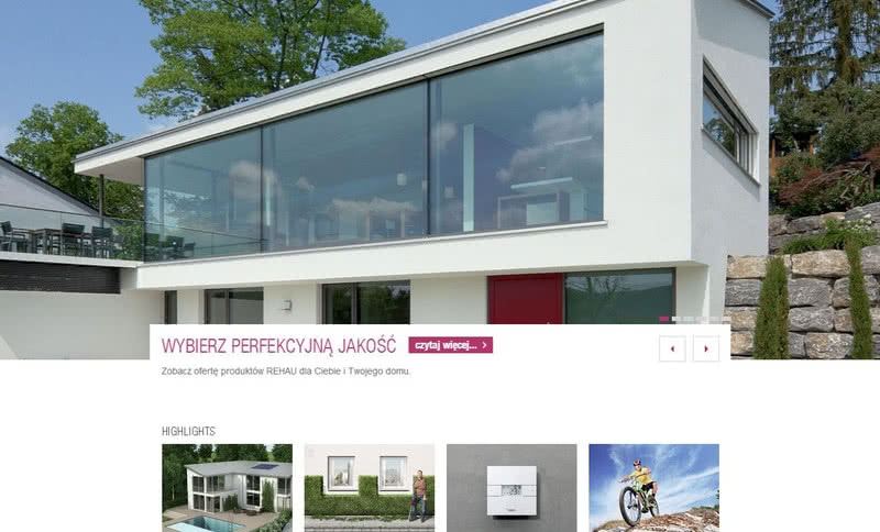 Nowy serwis internetowy www.rehau.pl