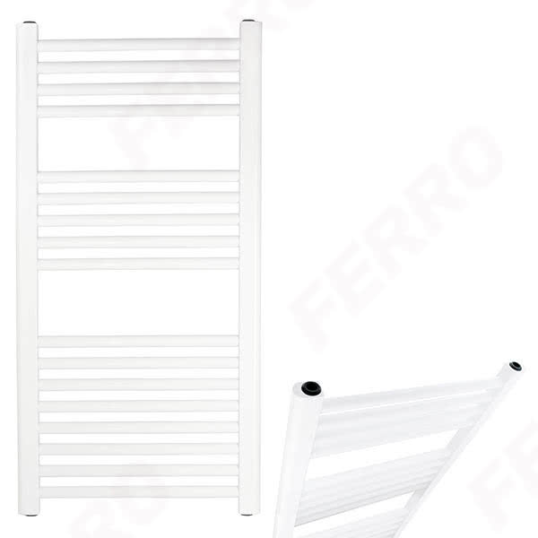 Grzejnik łazienkowy biały - prosty